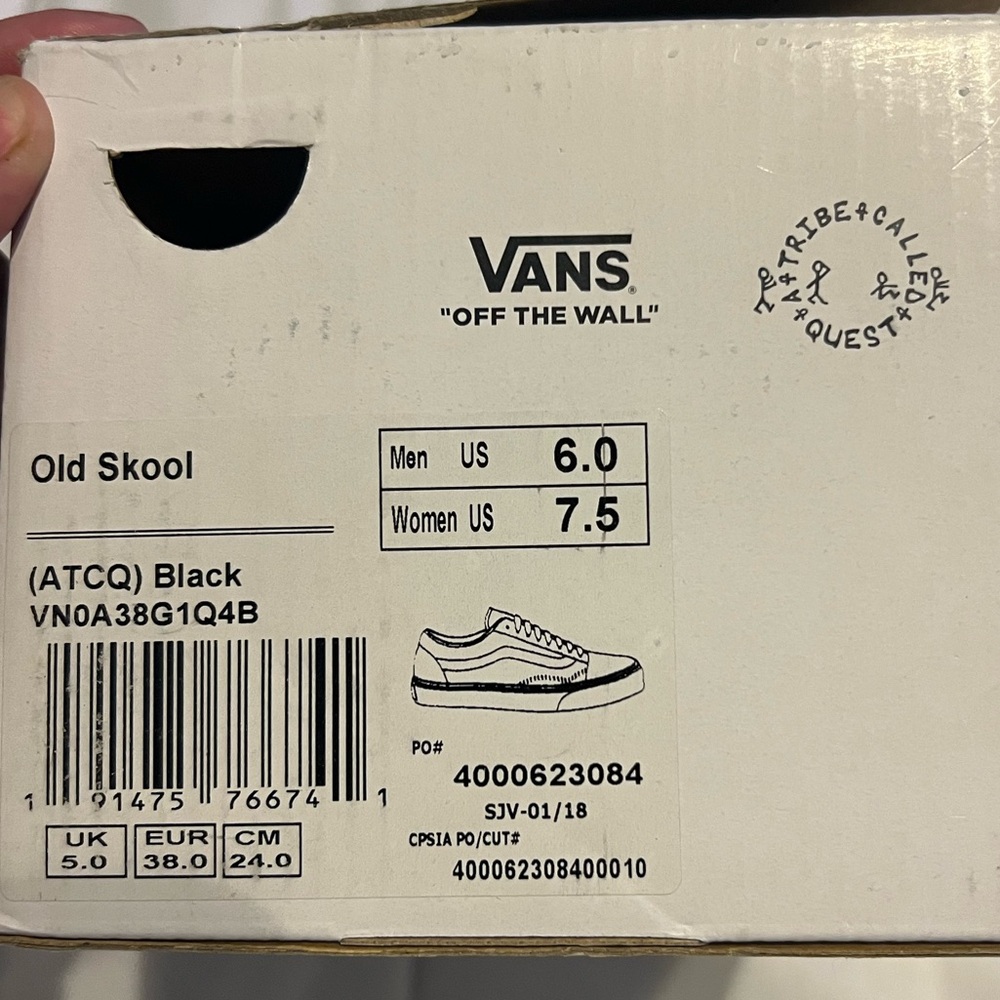 Vans limited edition on Tribe called Quest Sneakers